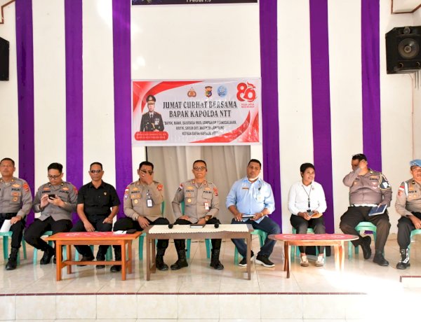 Polda NTT Ajak Masyarakat Aktif Jaga Kamtibmas Lewat Forum Jumat Curhat