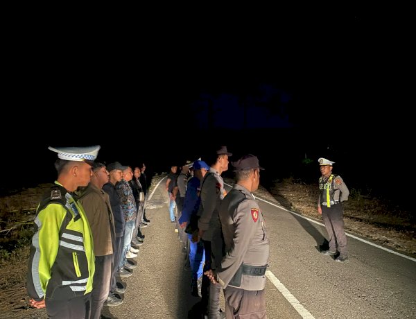 Patroli dan Cipta Kondisi Polres Manggarai Barat Pastikan Situasi Pasca Konflik Ulayat Rareng-Mbehal Tetap Kondusif