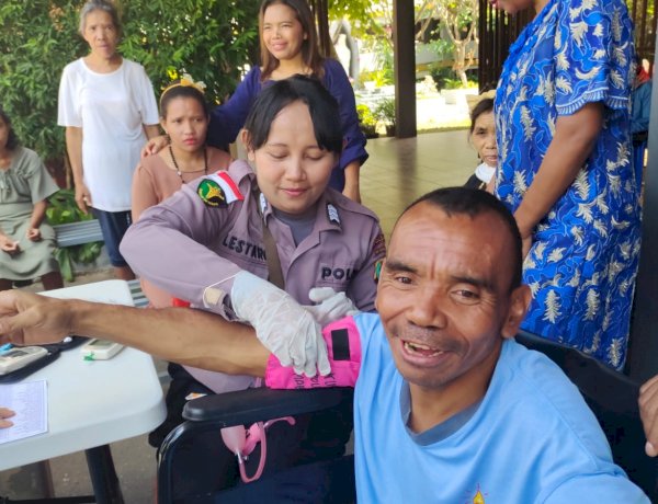 Polda NTT Gandeng Tim Trauma Healing Polda Jawa Tengah Perkuat Pemulihan Penyintas Gempa di Panti KKottongnae Manggarai Barat