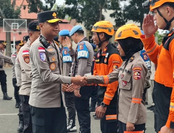 Usai Berjibaku di Tengah Bencana, 51 Personel BKO Mabes Polri Dilepas Kembali ke Kesatuan