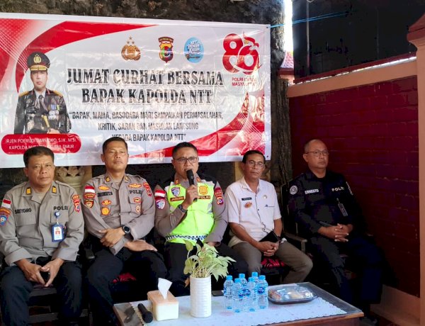 Jumat Curhat Polda NTT, Warga Sampaikan Aspirasi dan Polisi Hadir Mendengar