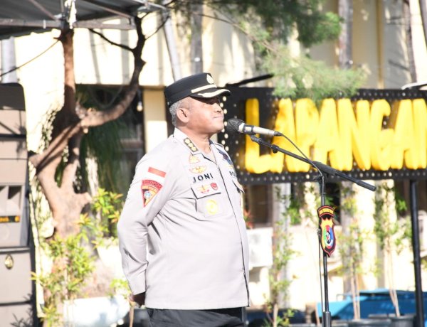 Pimpin Apel Pagi, Karo Ops Polda NTT Pamit Setelah 1 Tahun 1 Bulan Bertugas di NTT