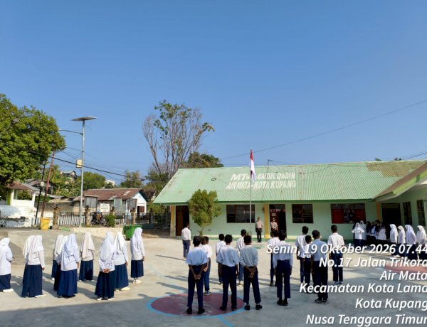 Cegah Bahaya Narkoba Sejak Dini, Ditbinmas Polda NTT Hadir di MTs Baitul Qodim Kupang