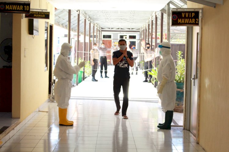 Rumah Sakit Bhyangkara Kupang Berhasil Sembuhkan Pasien Covid-19 Klaster Sukabumi