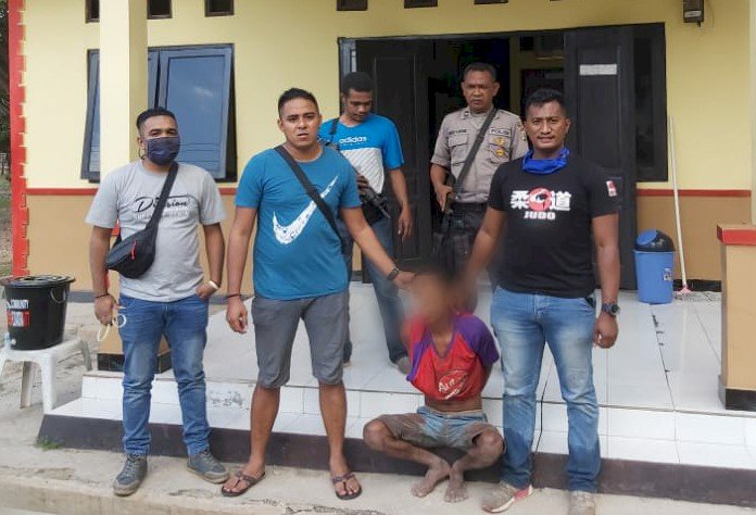 Kurang dari 24 Jam, Kapolsek Amanatun Selatan bersama Anggota Berhasil Tangkap Pelaku Anak Bunuh Ayah Kandung