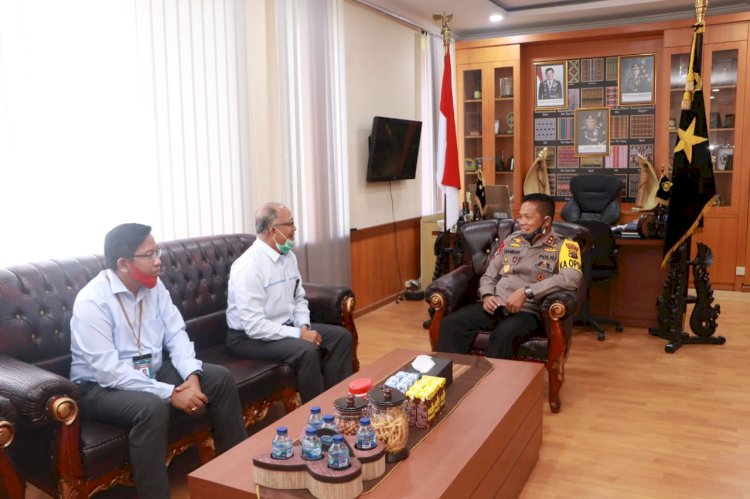 Mempererat Tali Silaturahmi, Kapolda NTT Terima Kunjungan GM PT. PLN (Persero) UIW NTT yang Baru