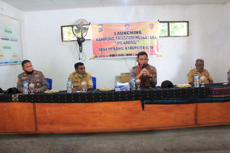 Kapolres Alor Launching Kampung Tangguh Nusantara Pilanuku