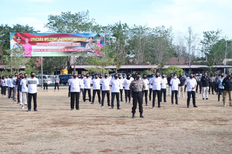 Pimpin Apel Perdana, Kapolda NTT : Bae Sonde Bae Beta Pung Polda NTT Harus Paling Bae