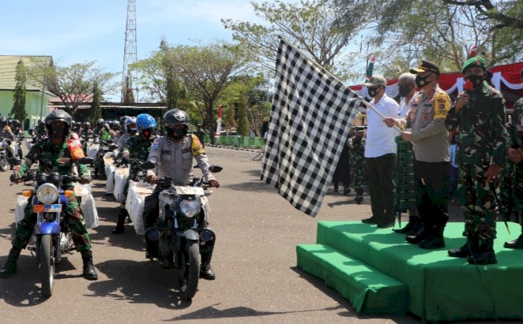 Kapolda NTT Bersama Forkompinda Hadiri Launching Baksos Dalam Rangka Peringati HUT TNI Ke-75