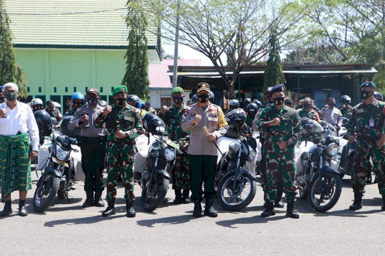 Kapolda NTT Bersama Forkompinda Hadiri Launching Baksos Dalam Rangka Peringati HUT TNI Ke-75