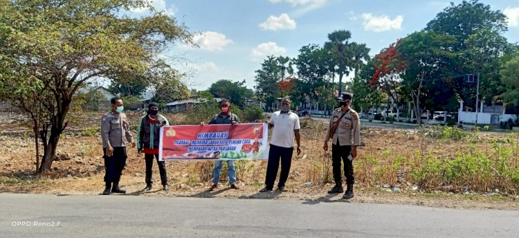 Antisipasi Karhutla, Satbinmas Polres Kupang Kota Laksanakan Operasi Bina Karungga 2020