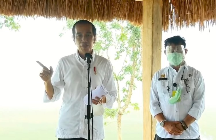Tinjau Food Estate di Sumba Tengah, Presiden :  Kita Ingin Kelola Agar Satu Tahun Bisa Dua Kali Panen Padi dan Sekali Panen Jagung atau Kedelai