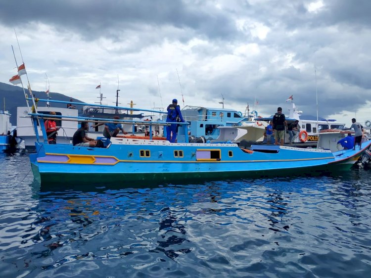 Gunakan Bahan Peledak, Enam Orang Nelayan Diamankan Ditpolair Polda NTT