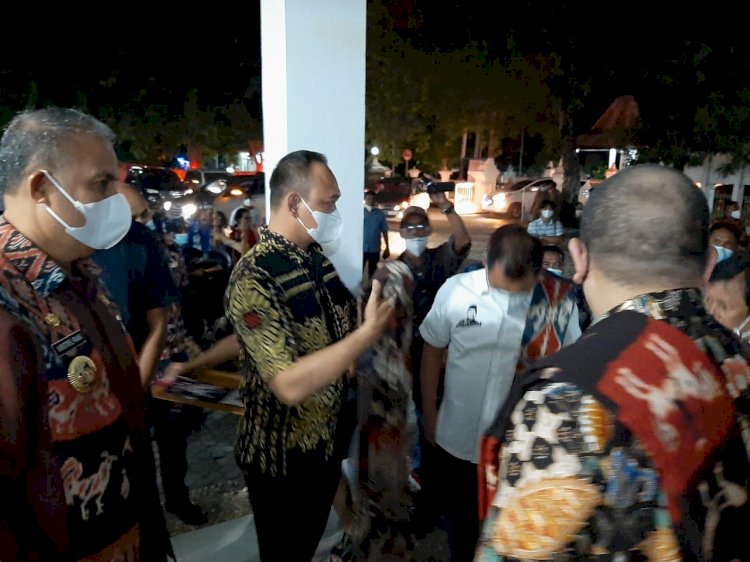 Kapolres Sumba Timur Turut Sambut Kedatangan Ketua DPD RI di Gedung Nasional Umbu Tipuk Marisi
