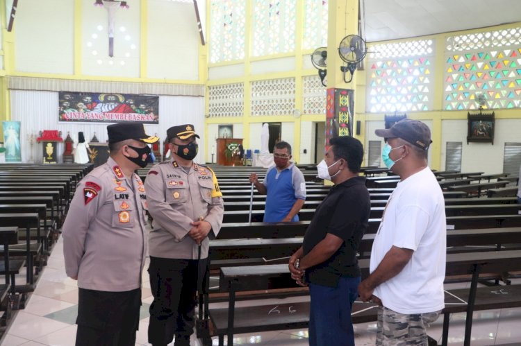 Jelang Perayaan Paskah 2021, Kapolda NTT Cek Pengamanan Gereja di Kota Kupang