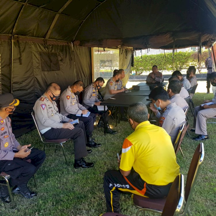 Kapolda NTT Ucapkan Terimakasih Kepada Anggota Dalam Menyikapi Situasi Kontijensi Bencana Saat Ini