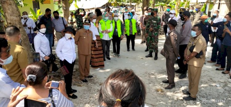 Kapolres Kupang Dampingi Kunjungan Kerja Menko PMK dan Menteri PP dan PA