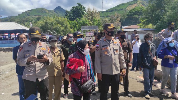 Kapolres Alor Dampingi Kunjungan Kerja Menko PMK RI dan Menteri Sosial RI