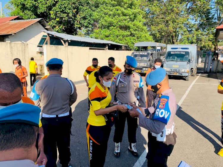 Supervisi ke Polres Belu, Bidpropam Polda NTT Gelar Gaktiblin Bagi Anggota dan ASN Polri