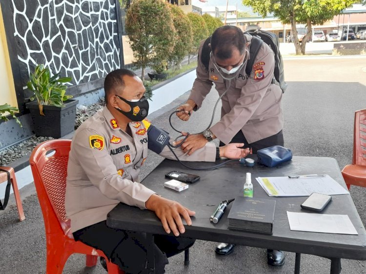 Tim Biddokes Polda NTT Gelar Rikes Berkala di Polres Ende