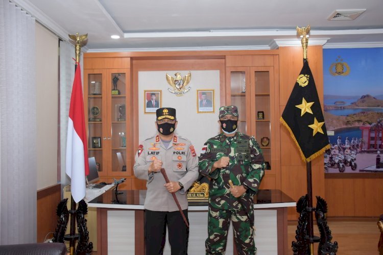Kapolda NTT dan Danrem 161/Wira Sakti  Perintahkan TNI POLRI Netral di PSU Sabu Raijua