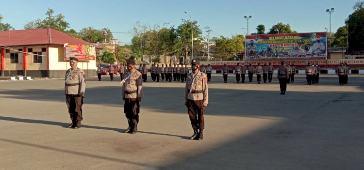 Tutup Pelatihan Kewilayahan Program Prioritas Polri T.A. 2021, Ka SPN Polda NTT Ingatkan Selalu Waspada dan Patuhi Prokes