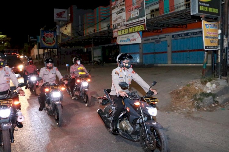 Cegah Takbir Keliling Malam Idul Adha dan Kerumunan, Ditsamapta Polda NTT Gelar Patroli di Kota Kupang