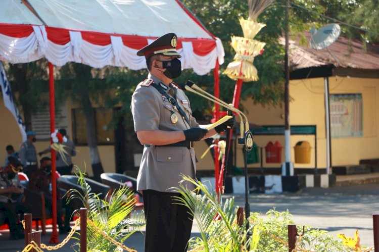 Ka SPN Polda NTT Sampaikan 8 Program Prioritas dan 10 Direktif Kalemdiklat Polri yang Harus Dipedomani Para Siswa Diktukba Polri