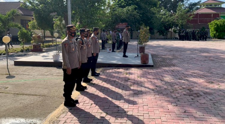 Penerapan PPKM Level IV di Sumba Timur, Irwasda Polda NTT Minta Seluruh Anggota Bekerjasama Dalam  Penanganan Covid-19