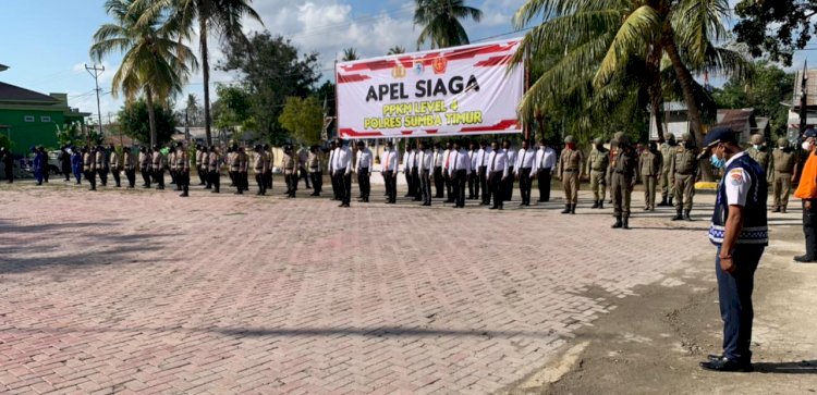 Penerapan PPKM Level IV di Sumba Timur, Irwasda Polda NTT Minta Seluruh Anggota Bekerjasama Dalam  Penanganan Covid-19