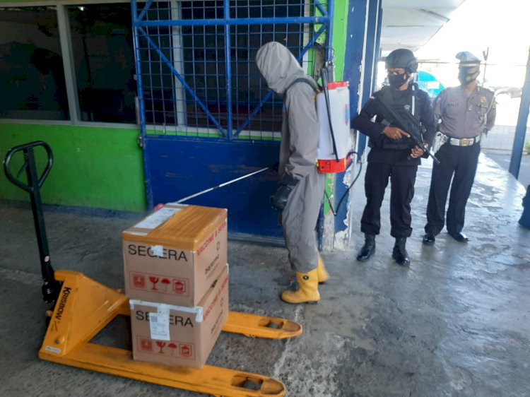 3.500 Vial Vaksin Covid 19 Tiba di Kupang Hari Ini, Dikawal Ketat Personel Polda NTT