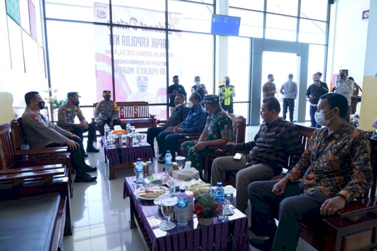 Tatap Muka dengan Forkopimda Kabupaten Ngada, Kapolda NTT Berharap Adanya Terobosan dalam Percepatan Vaksinasi