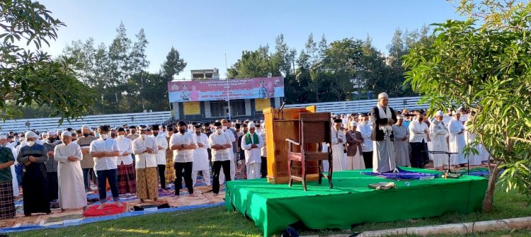 Pengamanan Sholat Id 1443 H di Kota Kupang, Kapolda NTT : Puji Syukur Kepada Tuhan, Semuanya Berjalan dengan Baik dan Tertib