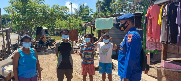 Gelar Patroli Pesisir Flotim, Personel Ditpolairud Polda NTT Imbau Warga Untuk Tidak Gunakan Cara Instan Dalam Menangkap Ikan