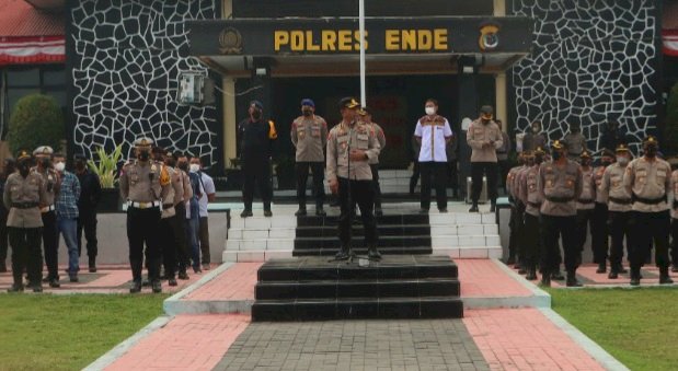 Pimpin Apel Kunker RI 1 di Polres Ende, Karoops Polda NTT : Dalam Pengamanan, Jaga Nama Baik Intitusi