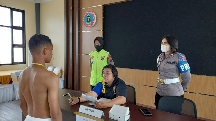 Pengumuman Hasil Tes Antropometri Casis Bintara Polri Panda Polda NTT, 16 Orang Dinyatakan TMS