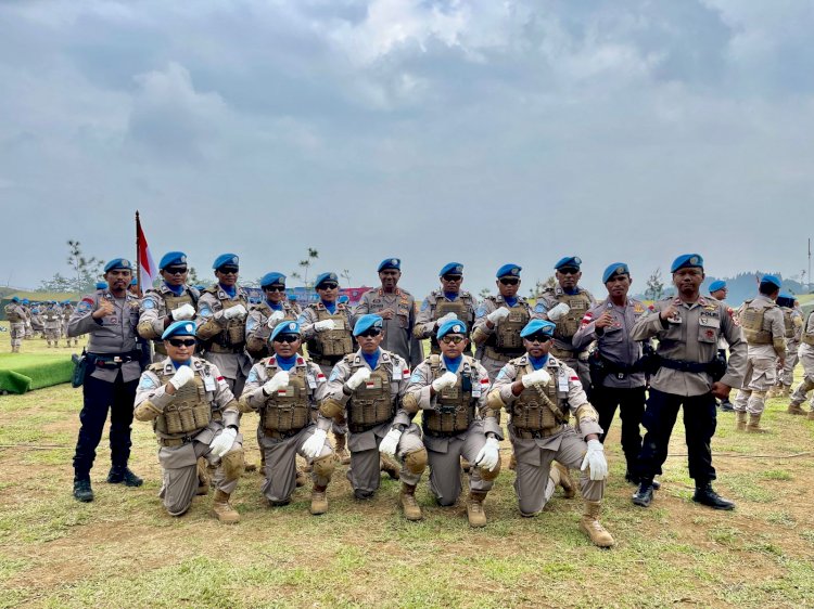 13 Personel Polda NTT Satgas Garuda Bhayangkara FPU 4 MINUSCA Siap Melaksanakan Misi Perdamaian di Afrika Tengah