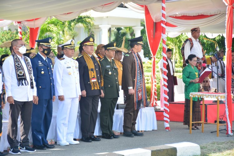 Irwasda Polda NTT Ikuti Upacara Peringatan Hari Kesaktian Pancasila Tingkat Provinsi NTT