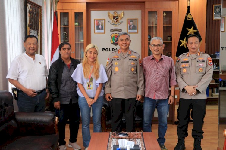 Jalin Silaturahmi, Kapolda NTT Terima Kunjungan Pimpinan Perusahaan Harian Pos Kupang