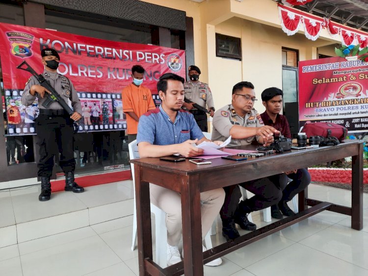 Posting Hasil Curian Pelaku di tangkap Satuan Reskrim Polres Kupang
