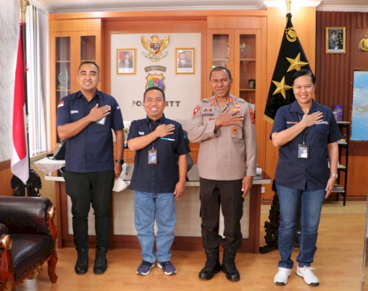 Kapolda NTT Terima Kunjungan Silaturahmi Pimpinan Cabang BRI Kupang