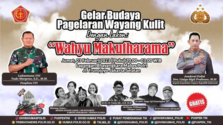 Kapolri Dan Panglima TNI Kembali Gelar Pagelaran Wayangan
