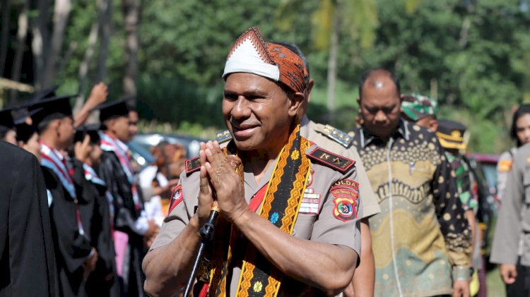 Kunker ke Nagekeo, Kapolda NTT Sambangi Kampus Politeknik ST. Wilhelmus Boawae