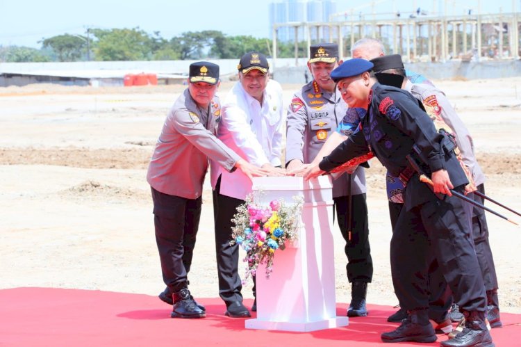 Kapolri Buka Groundbreaking Pembangunan Batalyon A Brimob Polda Metro Jaya