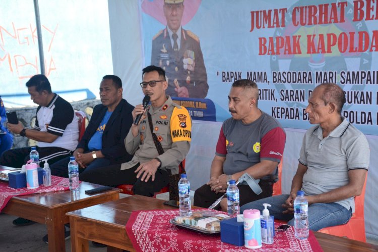 Jumat Curhat di Alak, Wakapolda NTT Berharap pada Momentum ini Masyarakat dapat Menyampaikan Permasalahannya Secara Langsung