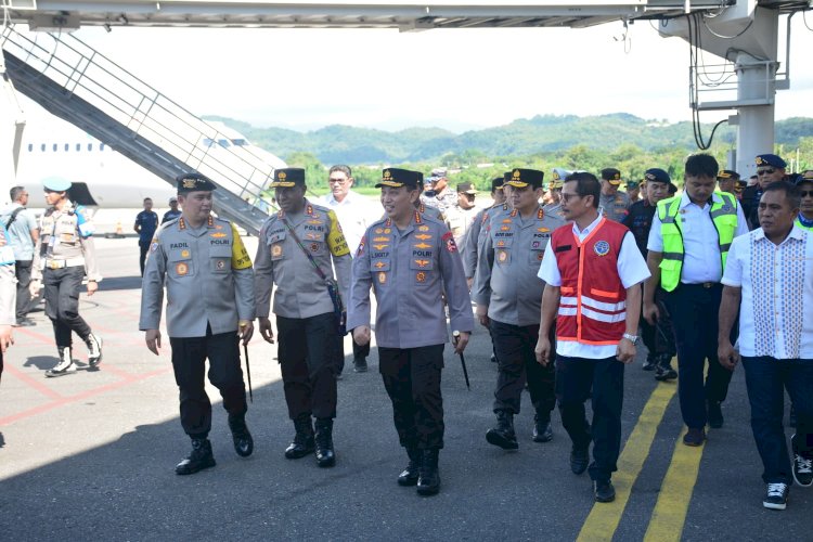 Tiba di Labuan Bajo, Kapolri Langsung Cek Titik Pengamanan KTT Asean ke-42 Termasuk 91 Command Center Polri