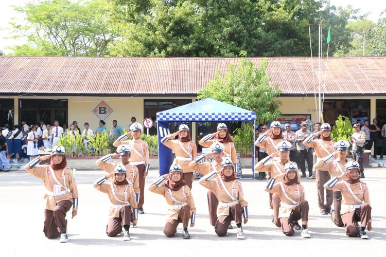 Meriahkan Hari Bhayangkara ke-77, Polda NTT Gelar Lomba Patroli Keamanan Sekolah