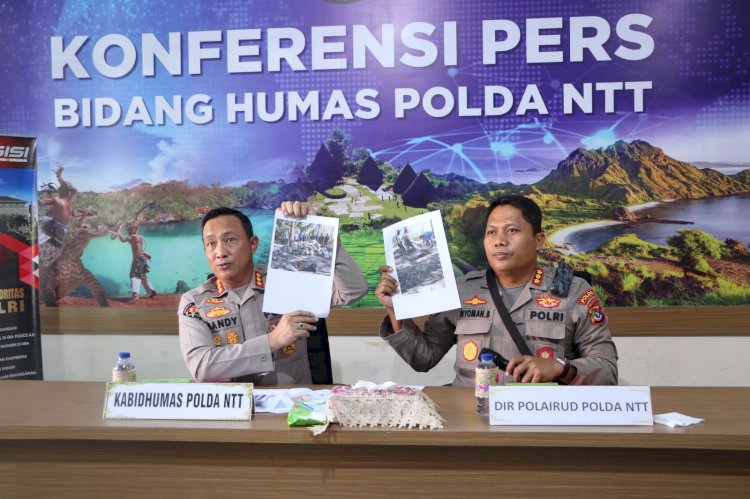 Ditpolairud Polda NTT Berhasil Amankan 2,5 Ton Pupuk Bahan Utama Pembuatan Bom Ikan