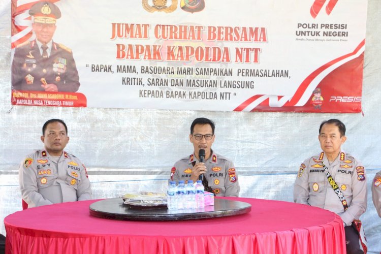 Gelar Jumat Curhat di Kelurahan Naioni, Wakapolda NTT Dengarkan Keluhan dan Aspirasi Masyarakat