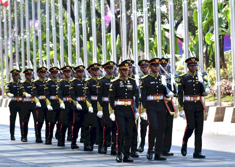 Mengenal Pasukan Cordon Penyambut Kepala Negara KTT ke-43 ASEAN